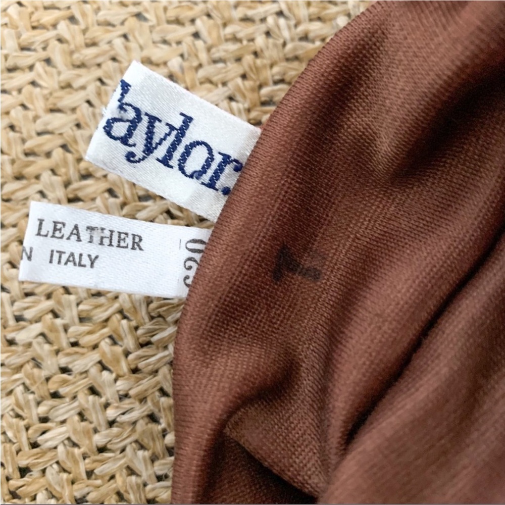 Ann Taylor Genuine Suede Leather Brick Gloves Size 7 - Picture 6 of 8
